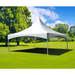 20' x 20' White Pole Tent